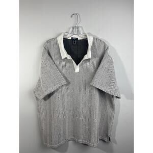 Men's Forever 21 Allover Pattern Drop Shoulder Knit Top Size 2XL